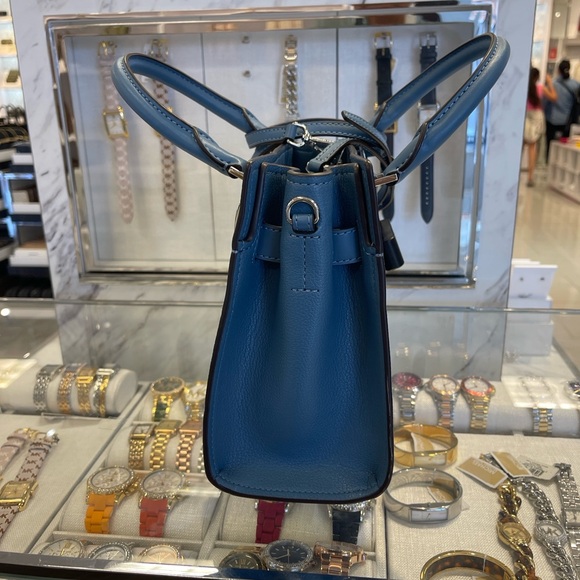 MICHAEL KORS Hamilton Small Patchwork Satchel Crossbody Bag
Cornflower 
NWT - Picture 11 of 16